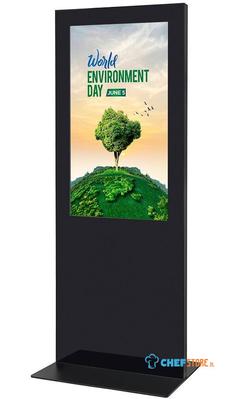 Syna DISTOTEMBL50ESFT Digitale Totem Slim Zwart met 50" Samsung Scherm en Touchfolie