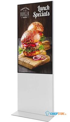 Syna Digitale Smart Line Totem met 55" Samsung Scherm Wit - DITTOTEM55C9003ESF