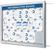 Syna Topbord Vergrendelbaar Notitiebord Outdoor LED 137 X 10 cm - FB-TOP1368X100-ST05