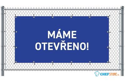 Syna Hekwerkbanner 200 X 100 cm Open Tsjechisch Blauw - FBG200-100-I715