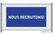 Syna Hekwerkbanner 200 X 100 cm Wij Zoeken Collega's Frans Blauw - FBG200-100-I739