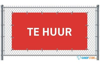 Syna Hekwerkbanner 200 X 100 cm te Huur Nederlands Rood - FBG200-100-I763