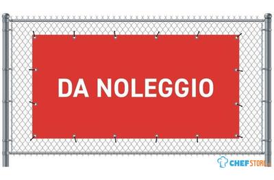 Syna Hekwerkbanner 200 X 100 cm te Huur Italiaans Rood - FBG200-100-I771