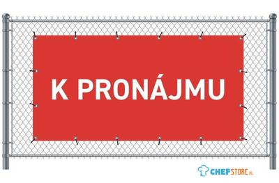 Syna Hekwerkbanner 200 X 100 cm te Huur Tsjechisch Rood - FBG200-100-I773