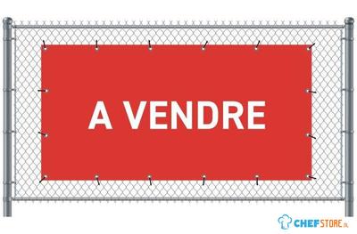 Syna Hekwerkbanner 200 X 100 cm te Koop Frans Rood - FBG200-100-I781