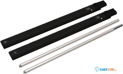 Syna FFW100X200EXT50BL FlexFrame Extension Set +50 cm Zwart (Breedte 100 cm)