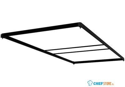 Syna FFWRFBL100X230 FlexFrame Dak 100 x 230 cm Zwart (incl. Extension Set 30 cm)