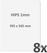 Syna FLP-SETPRINT-HW1 Flex Counter & Tower Hips Paneels 395x505mm tl.1mm, 8pcs 2