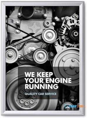 Syna 32 mm Kliklijst Rechte Hoeken 50 X 70 cm Brandwerend B1 - KR50X70G32B1