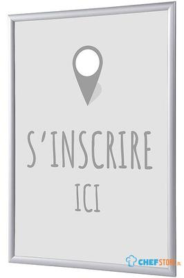 Syna Kliklijst A1 Complete Set hier Melden Grijs Frans - KRA1G25LPPI584