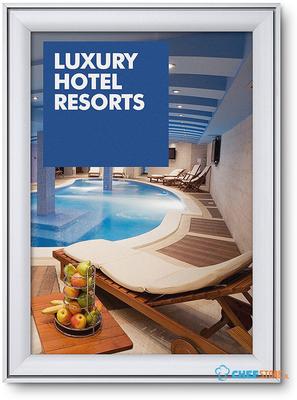 37 mm Design Kliklijst Compasso® Rechte Hoeken A2 - KRA2G37