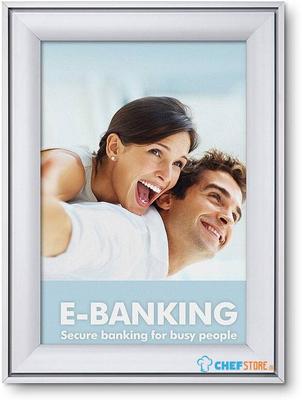 37 mm Design Kliklijst Compasso® Rechte Hoeken A3 Weerbestendig - KRA3G37WR