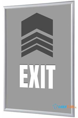 Syna Kliklijst A4 Complete Set Uitgang Grijs Engels - KRA4G25LPPI473