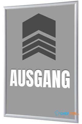 Syna Kliklijst A4 Complete Set Uitgang Grijs Duits - KRA4G25LPPI475