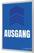 Syna Kliklijst A4 Complete Set Uitgang Blauw Duits - KRA4G25LPPI479
