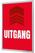 Syna Kliklijst A4 Complete Set Uitgang Rood Nederlands - KRA4G25LPPI482