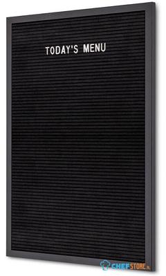 Syna Letterbord Zwart 40 X 60 cm met Zwarte Lijst - LEBBL40X60