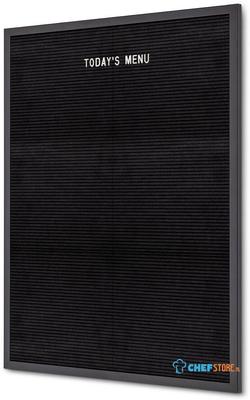 Syna Letterbord Zwart 60 X 80 cm met Zwarte Lijst - LEBBL60X80