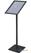 Syna Menustandaard Design Standaard Zwart 25 mm Rechte Hoeken A3 - MBA3G25C9005 2
