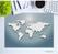Syna Placemat Wereldkaart Blauw - PLM6GI29 2