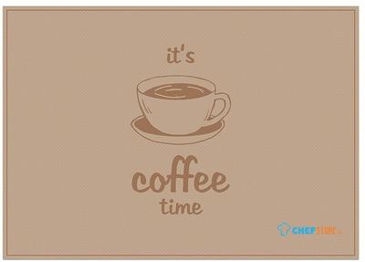 Syna Placemat Koffie Tijd Lichtbruin - PLM6GI36