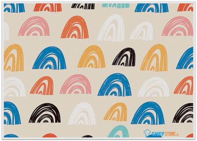 Syna Placemat Kleurrijke Vormen 3 - PLM6GI43