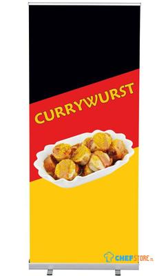 Syna Roll-Banner Budget 85 Complete Set Currywurst - RBB085LSFI326