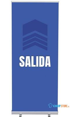 Syna Roll-Banner Budget 85 Complete Set Uitgang Blauw Spaans - RBB085LSFI381