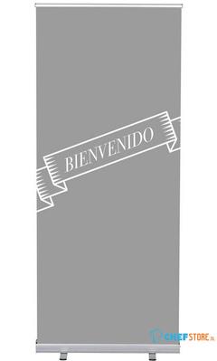 Syna Roll-Banner Budget 85 Complete Set Welkom Grijs Spaans - RBB085LSFI393