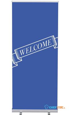 Syna Roll-Banner Budget 85 Complete Set Welkom Blauw Engels - RBB085LSFI394