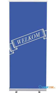 Syna Roll-Banner Budget 85 Complete Set Welkom Blauw Nederlands - RBB085LSFI395