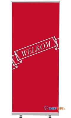 Syna Roll-Banner Budget 85 Complete Set Welkom Rood Nederlands - RBB085LSFI399