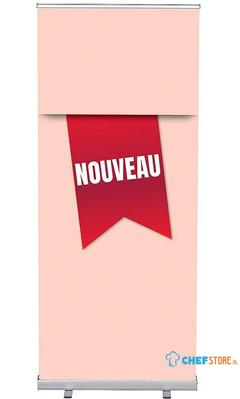 Syna Roll-Banner Budget 85 Complete Set Nieuw Rood Frans - RBB085LSFI558