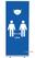 Syna Roll-Banner Budget 85 Complete Set Mondkapje en 1,5 Meter Afstand Blauw - RBB085LSFI619 2