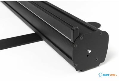 Syna Roll-Banner Basic Zwart 100 X 200cm 2 Voeten - RBBASB100