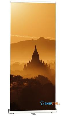 Syna Roll-Banner Triangle 150 X 220 cm 2 Voeten - RBTR150