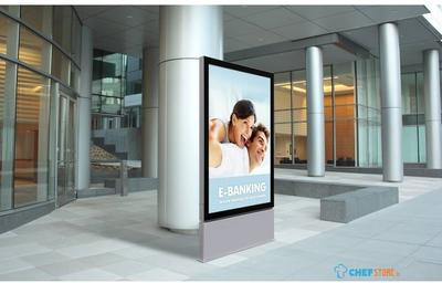 Syna LED Outdoor Premium Poster Case Dubbelzijdig 120 X 180 cm - SCEOS1200X1800DLED