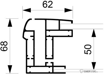 Syna Vergrendelbaar Notitiebord Outdoor Extra Deep 18x A4 - SCL18XA4PH