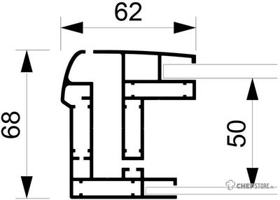Syna Vergrendelbaar Notitiebord Outdoor Extra Deep 24x A4 - SCL24XA4PH