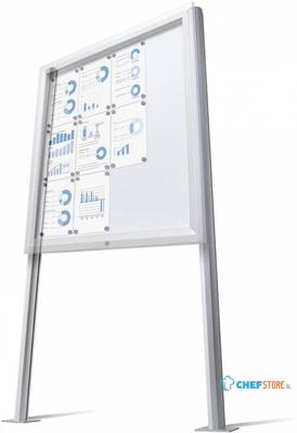 Syna Palen voor Vergrendelbaar Notitiebord Outdoor en Vergrendelbaar Notitiebord Outdoor Extra Deep - Boutbevestiging - SCPOSTP