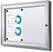 Syna Vergrendelbaar Notitiebord Indoor B1 Brandwerend Zilver 2x A4 - SCS2XA4B1 5