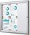 Syna Vergrendelbaar Notitiebord Indoor B1 Brandwerend Zilver 6x A4 - SCS6XA4B1 5