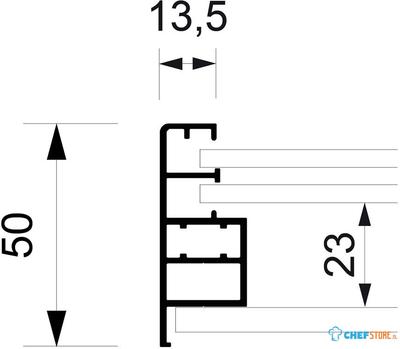 Syna Vergrendelbaar Notitiebord met Schuifdeuren Slim 8 X A4 Antraciet - SCSLG8XA4C7016JS