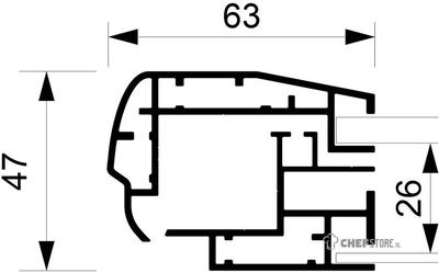 Syna Vergrendelbaar Notitiebord Outdoor met Gasveer 15x A4 RAL 7016 - SCT15XA4PHC7016JS
