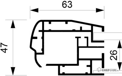 Syna Vergrendelbaar Notitiebord Outdoor 8x A4 RAL 7016 - SCT8XA4PHC7016JS