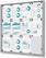 Syna Vergrendelbaar Notitiebord Indoor Economy B1 Brandwerend 12x A4 - SCXS12XA4B1 3