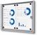 Syna Vergrendelbaar Notitiebord Indoor Economy 2x A4 - SCXS2XA4 9