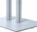 Syna Menustandaard LED Verlicht Zilver 4x A4 - SCZPOLE4XA4LED 5