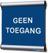 Syna Deurbordje 15,5 X 15,5 cm Set Geen Toegang Blauw - SS155X155LPPI806