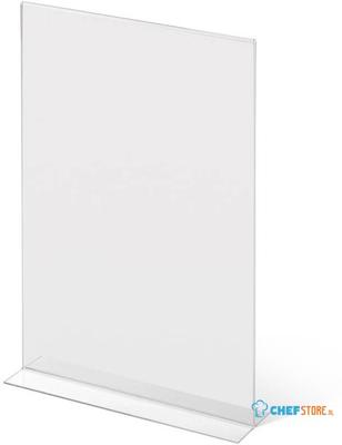 Syna T Standaard Menuhouder Acryl A3 Staand - TA3PXV